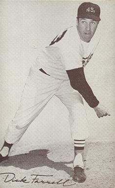 1947 Exhibits 1947-66 Dick Farrell # Baseball Card