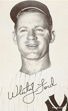 1947 Exhibits 1947-66 Whitey Ford # Baseball Card