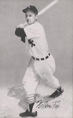 1947 Exhibits 1947-66 Nelson Fox # Baseball Card
