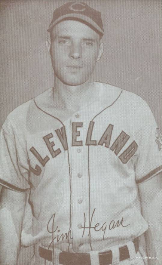 1947 Exhibits 1947-66 Jim Hegan # Baseball Card
