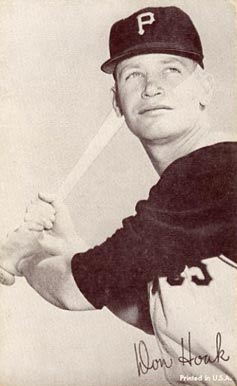 1947 Exhibits 1947-66 Don Hoak # Baseball Card