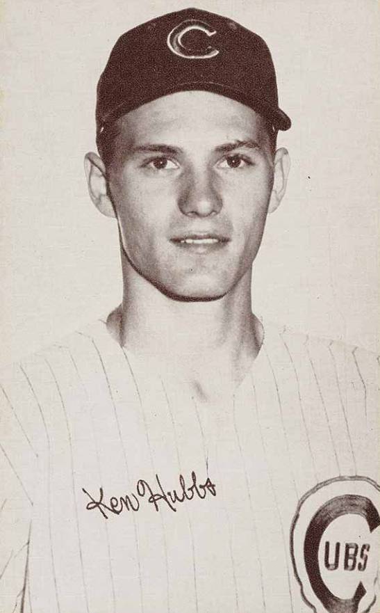 1947 Exhibits 1947-66 Ken Hubbs # Baseball Card