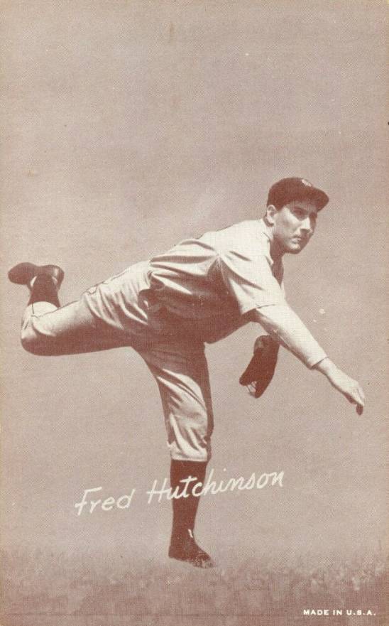 1947 Exhibits 1947-66 Fred Hutchinson # Baseball Card