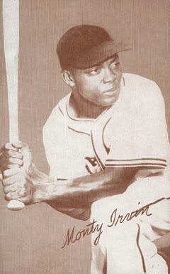 1947 Exhibits 1947-66 Monty Irvin # Baseball Card