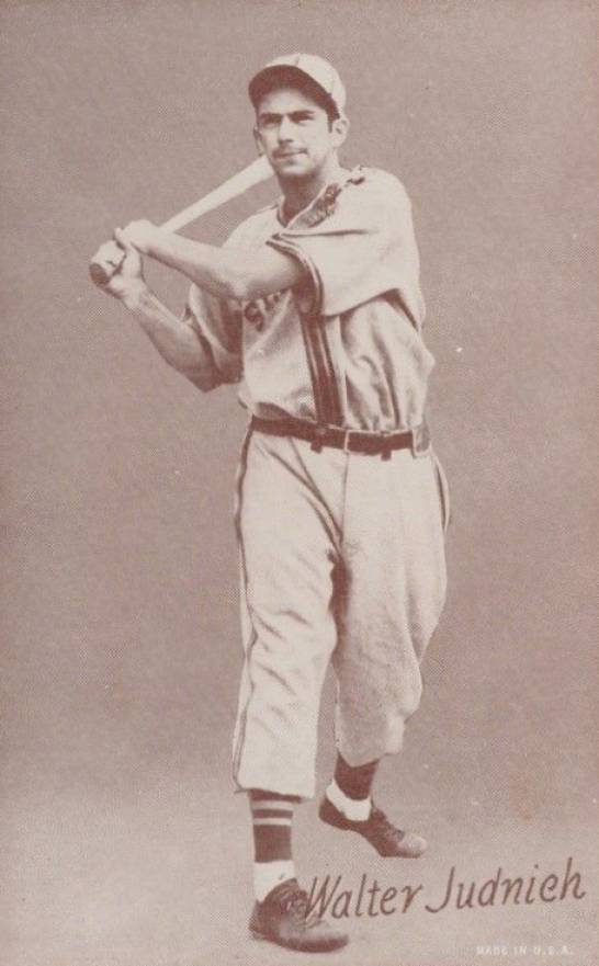 1947 Exhibits 1947-66 Walter Judnich # Baseball Card