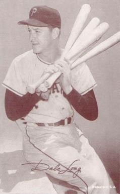 1947 Exhibits 1947-66 Dale Long # Baseball Card