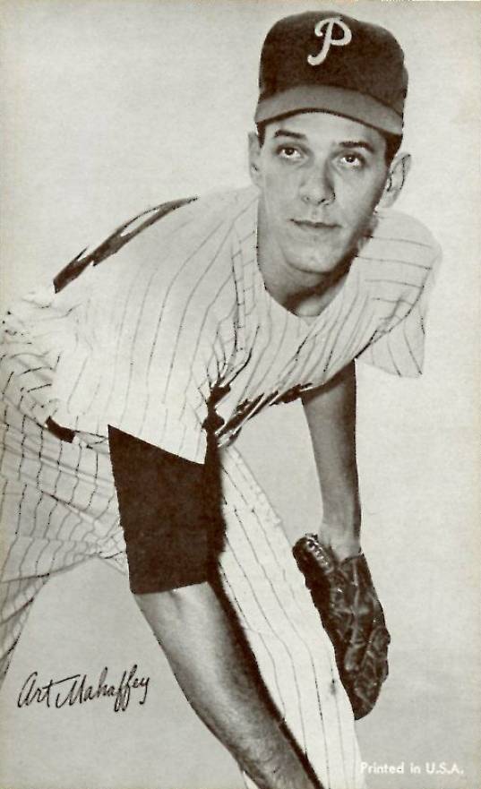 1947 Exhibits 1947-66 Art Mahaffey # Baseball Card