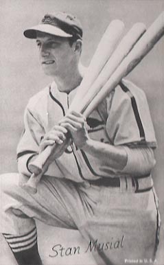 1947 Exhibits 1947-66 Stan Musial # Baseball Card