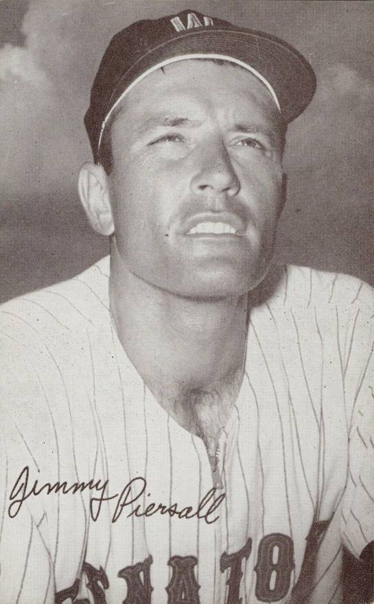 1947 Exhibits 1947-66 Jimmy Piersall # Baseball Card