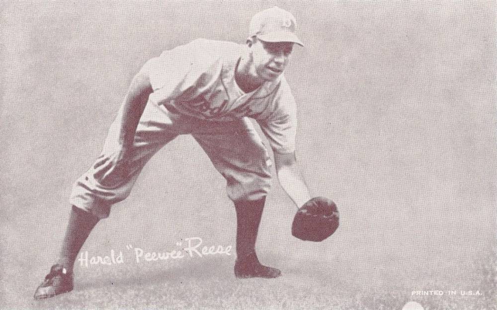 1947 Exhibits 1947-66 Harold "Pee Wee" Reese # Baseball Card