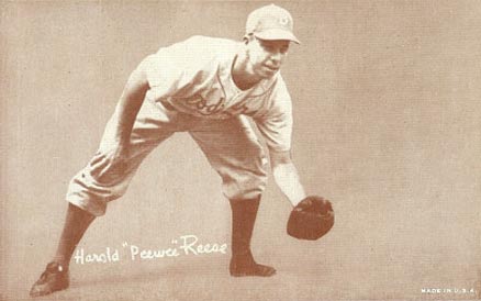 1947 Exhibits 1947-66 Harold "Pee Wee" Reese # Baseball Card