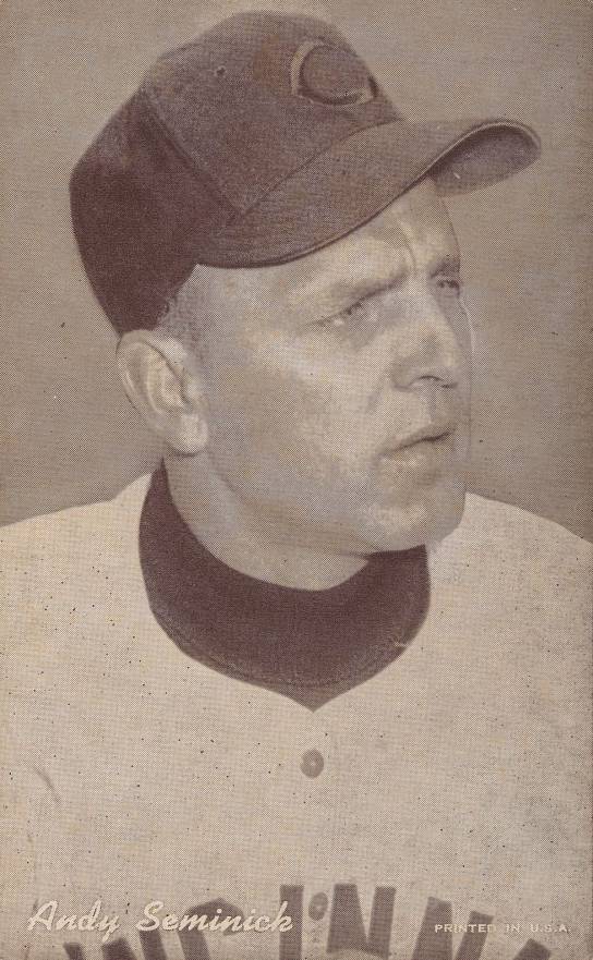 1947 Exhibits 1947-66 Andy Seminick # Baseball Card