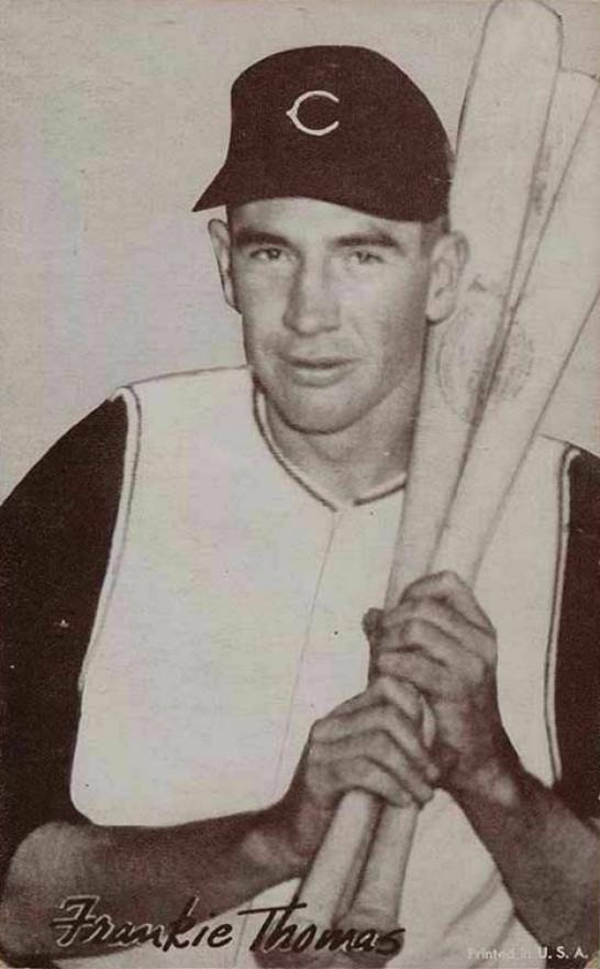 1947 Exhibits 1947-66 Frankie Thomas # Baseball Card