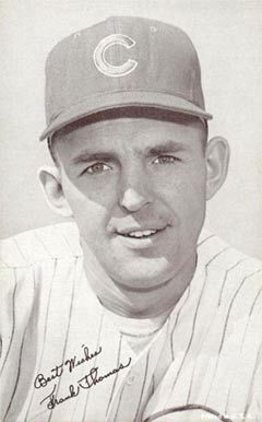 1947 Exhibits 1947-66 Frank Thomas # Baseball Card