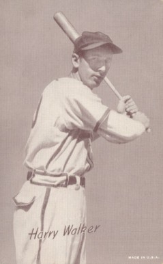 1947 Exhibits 1947-66 Harry Walker # Baseball Card