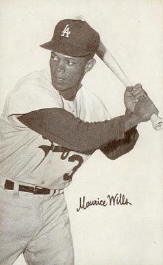 1947 Exhibits 1947-66 Maury Wills #317 Baseball Card