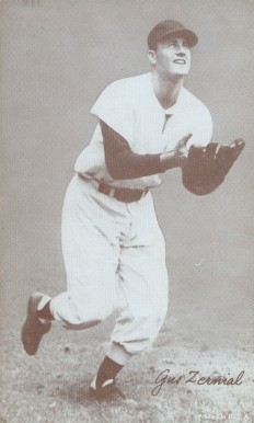 1947 Exhibits 1947-66 Gus Zernial # Baseball Card