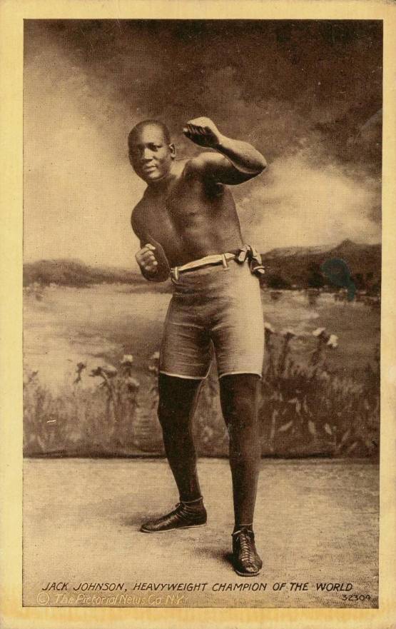 1910 Pictorial News Co. N.Y. Postcard Jack Johnson # Other Sports Card