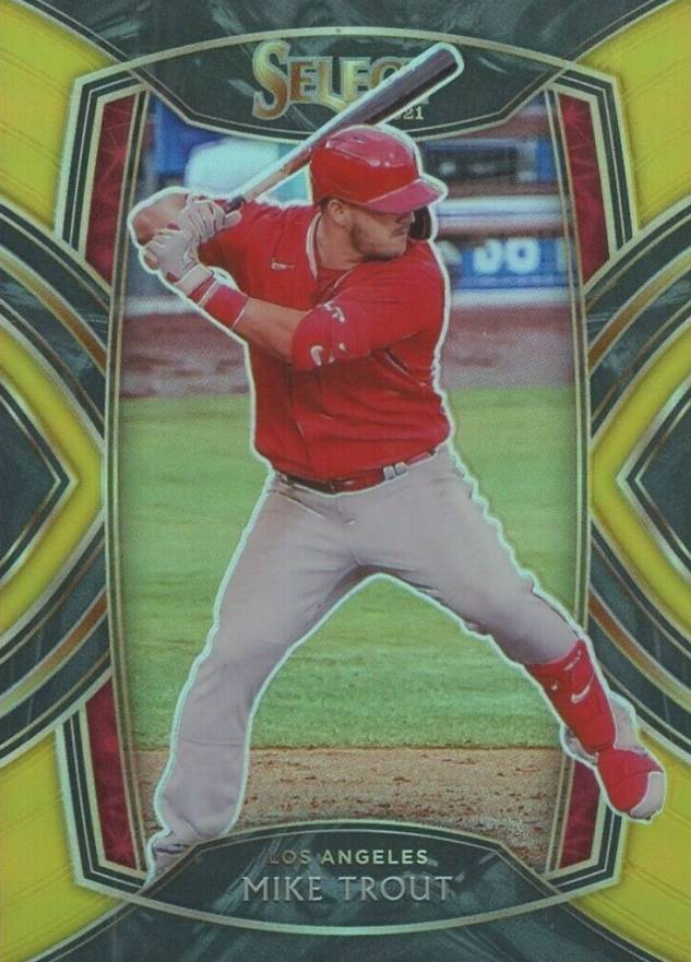 2021 Panini Select Mike Trout #248 Baseball Card