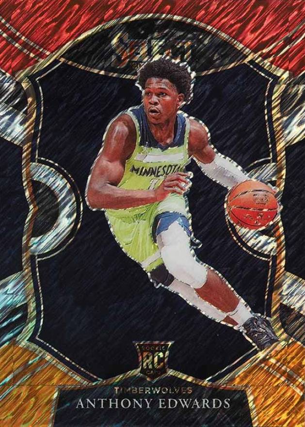 2020 Panini Select Anthony Edwards #61 Basketball Card
