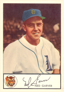 1953 Glendale Hot Dogs Tigers Ned Garver #9 Baseball Card