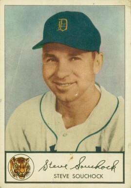 1953 Glendale Hot Dogs Tigers Steve Souchock #26 Baseball Card