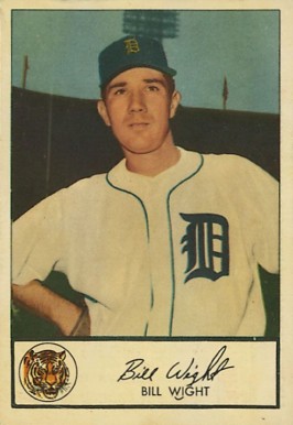1953 Glendale Hot Dogs Tigers Bill Wight #28 Baseball Card