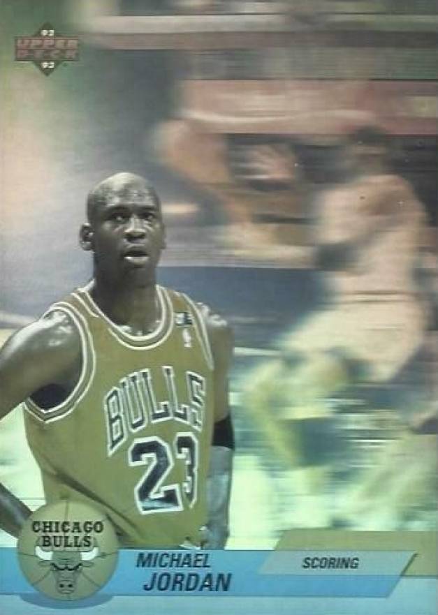 1992 Upper Deck Award Winner Holograms Michael Jordan #AW1 Basketball Card