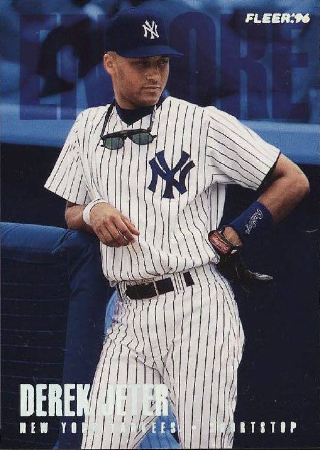 1996 Fleer Update Tiffany Derek Jeter #226 Baseball Card