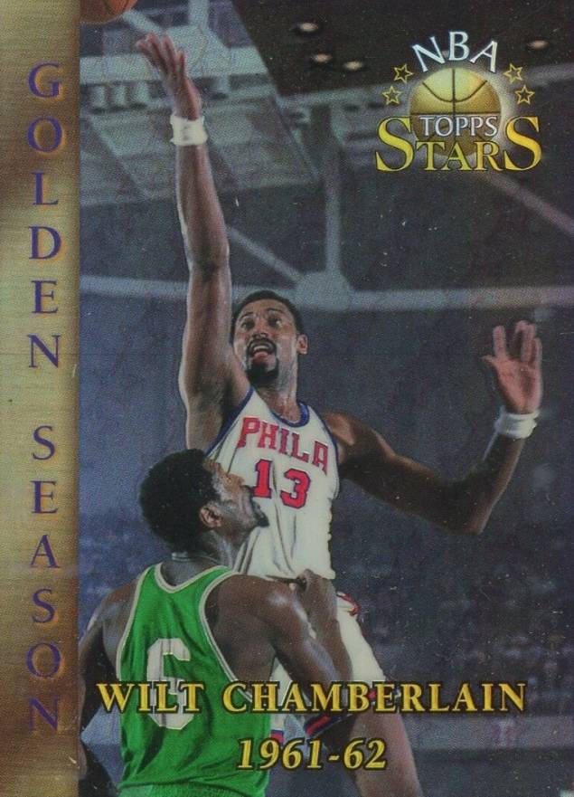 1996 Topps NBA Stars Wilt Chamberlain #59 Basketball Card