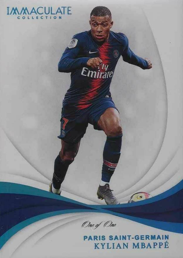 2018 Panini Immaculate Kylian Mbappe #1 Boxing & Other Card