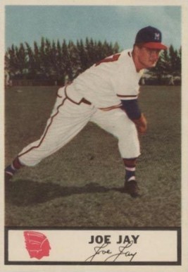 1955 Johnston Cookies Braves Joe Jay #47 Baseball Card
