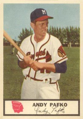1955 Johnston Cookies Braves Andy Pafko #48 Baseball Card