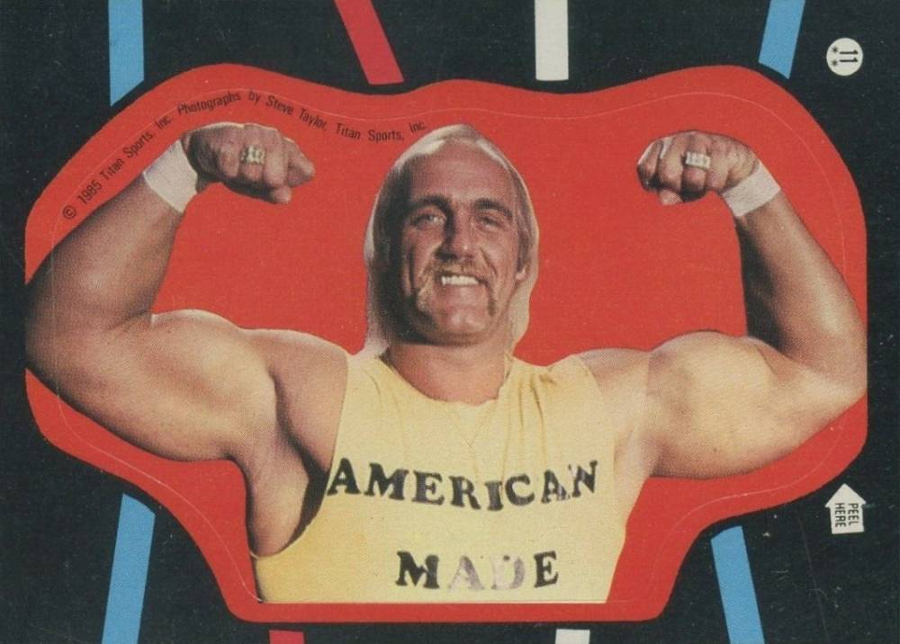 1985 Topps WWF Stickers Hulk Hogan #11 Other Sports Card
