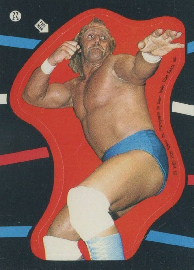 1985 Topps WWF Stickers Hulk Hogan #22 Other Sports Card