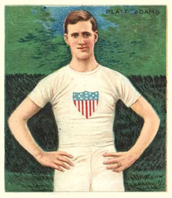 1910 T218 Champions Platt Adams #1 Other Sports Card