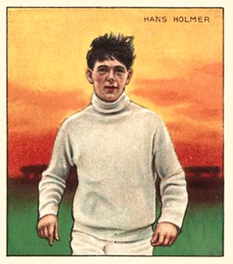 1910 T218 Champions Hans Holmer #57 Other Sports Card