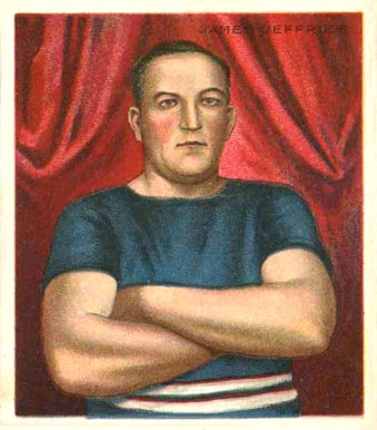 1910 T218 Champions James Jeffries #67 Other Sports Card