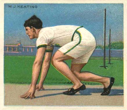 1910 T218 Champions W.J. Keating #76 Other Sports Card