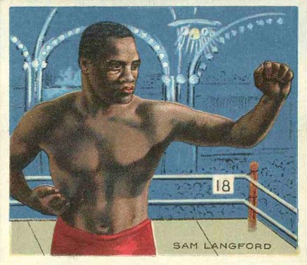 1910 T218 Champions Sam Langford #84 Other Sports Card