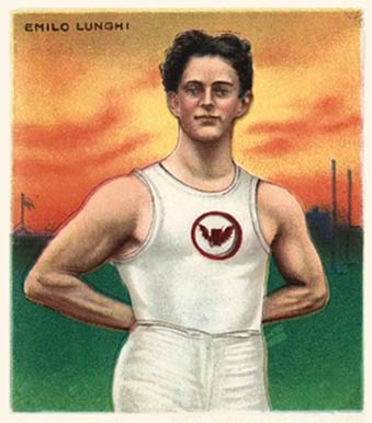 1910 T218 Champions Emilo Lunghi #91 Other Sports Card