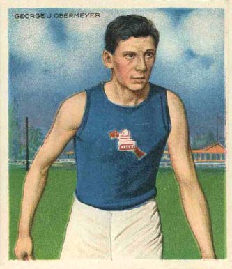 1910 T218 Champions George J. Obermeyer #111 Other Sports Card