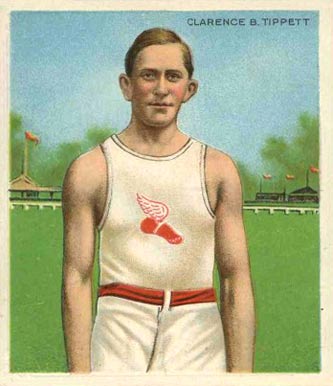 1910 T218 Champions Clarence B. Tippett #143 Other Sports Card