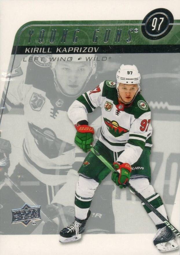 2020 Upper Deck 2002-03 Young Guns Retro Kirill Kaprizov #YG-8 Hockey Card