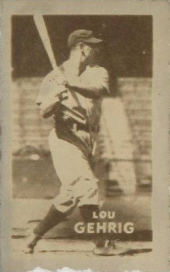 1948 Topps Magic Photos Lou Gehrig #14k Baseball Card