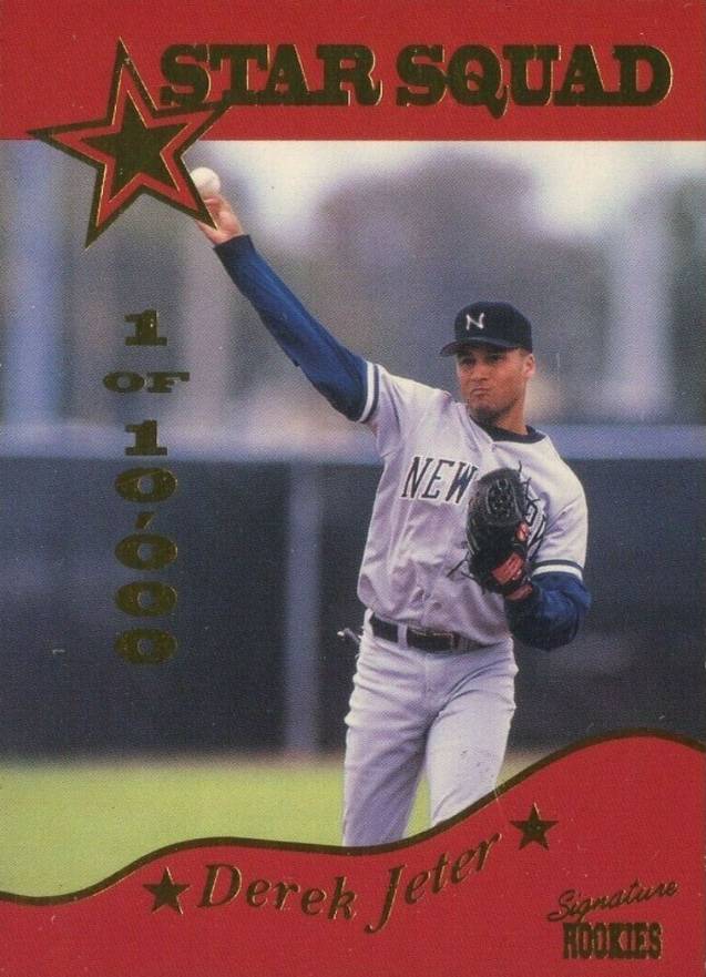 1995 Signature Rookies Star Squad Derek Jeter #3 Baseball Card