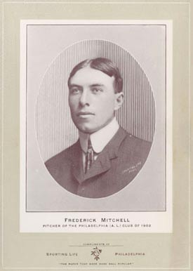 1902 Sporting Life Cabinets Frederick Mitchell #457a Baseball Card