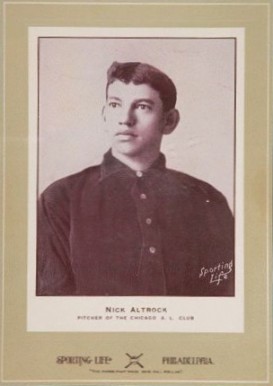 1902 Sporting Life Cabinets Nick Altrock #7 Baseball Card