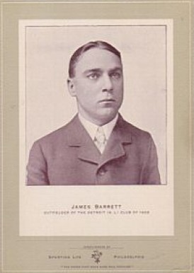 1902 Sporting Life Cabinets James Barrett #25 Baseball Card