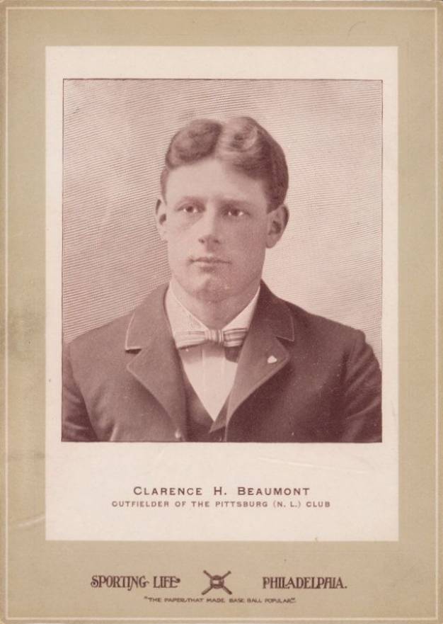 1902 Sporting Life Cabinets Clarence H. Beaumont #36 Baseball Card